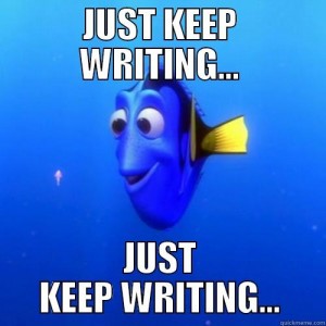 just keep writing